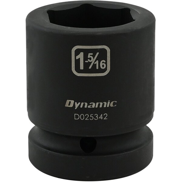 1" Drive Standard Socket, Black Phosphate, Tools 1-5/16" X 1" Drive, 6 Point Standard Length